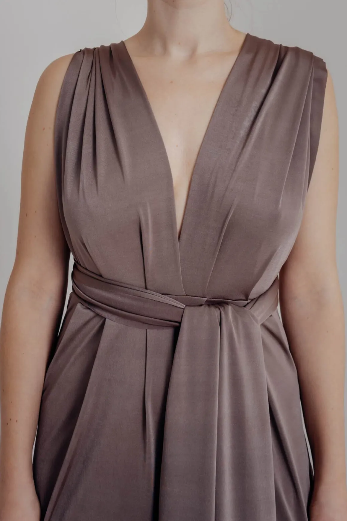 Brauner Einteiler – Jumpsuit Convertible Mushroom Twobirds