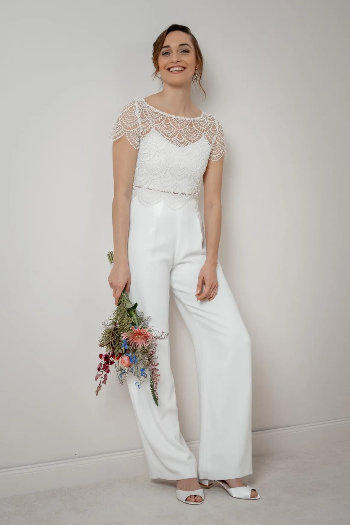 Braut Hose in Ivory – Tihana noni
