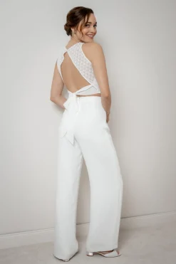 Braut Hose in Ivory – Tihana noni
