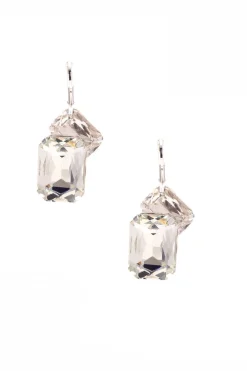 Braut Ohrringe mit Strass-Anhängern