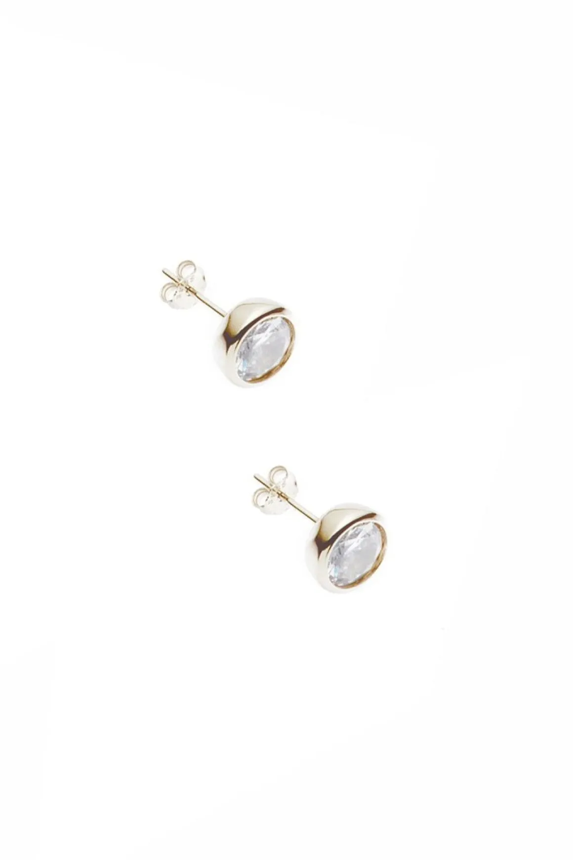 Braut Ohrstecker und Halskette mit Strass