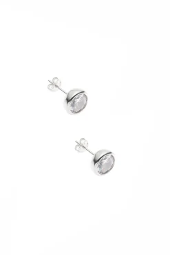 Braut Ohrstecker und Halskette mit Strass