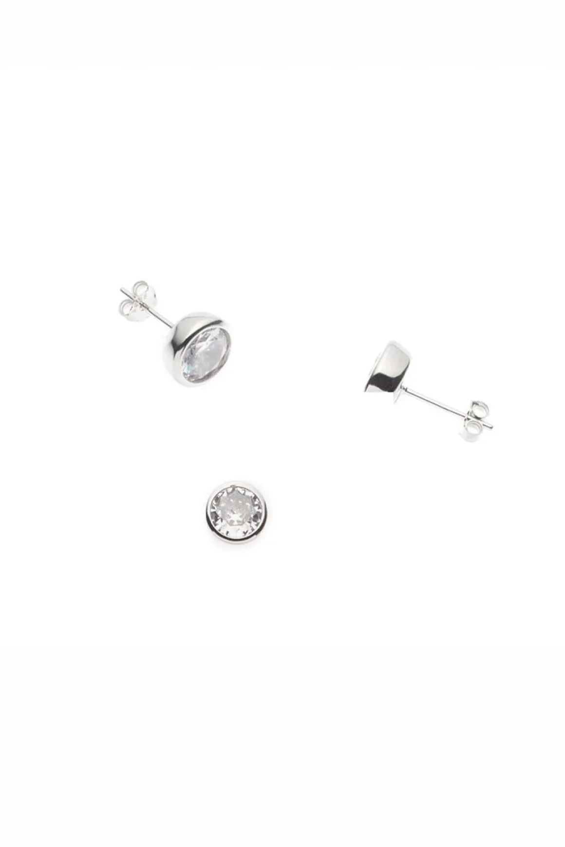 Braut Ohrstecker und Halskette mit Strass