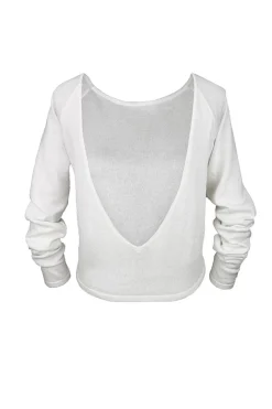 Braut Pullover aus Feinstrick mit V-Ausschnitt