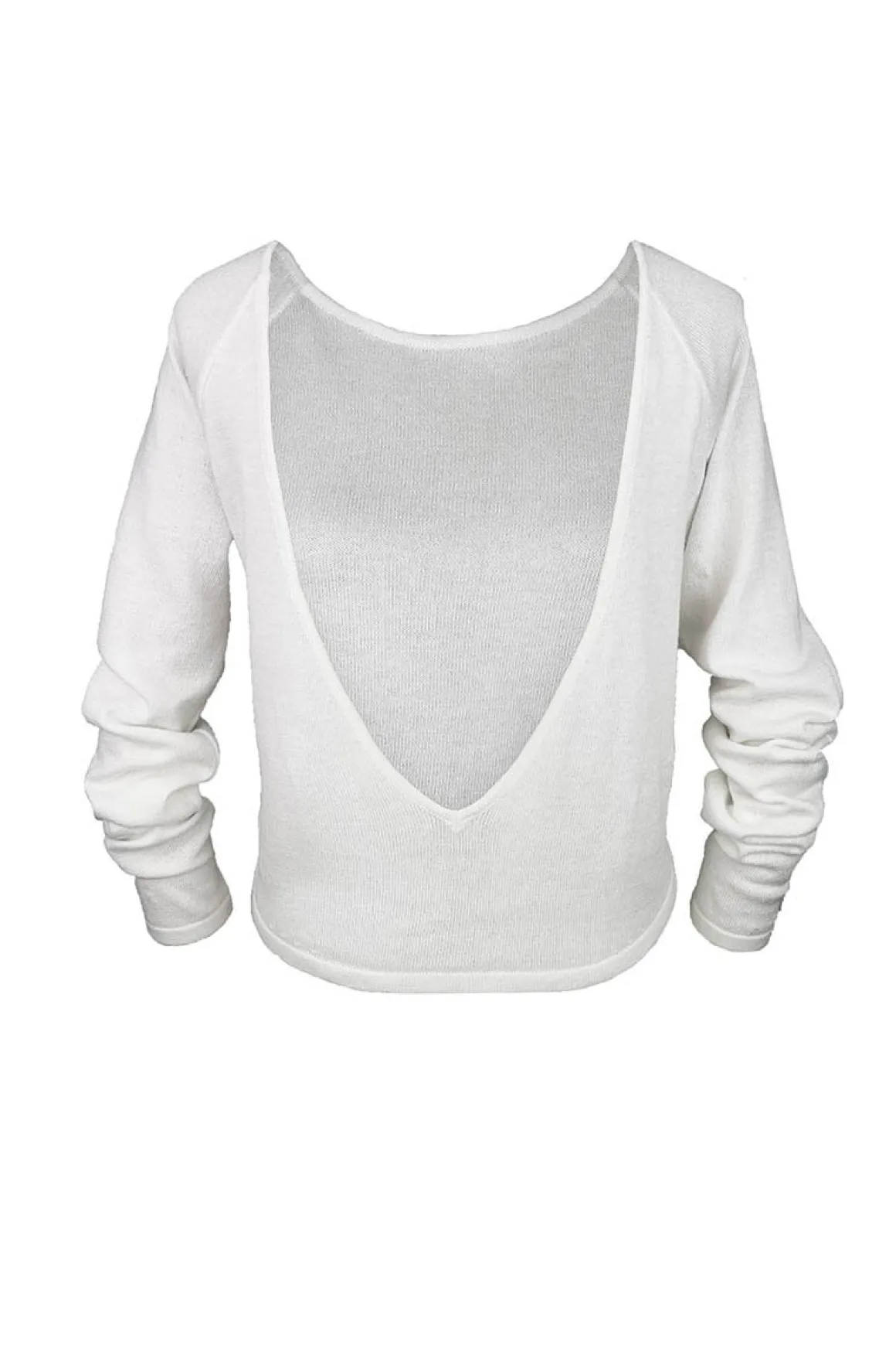 Braut Pullover aus Feinstrick mit V-Ausschnitt