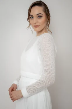 Braut Pullover aus Strickmix – Yosie noni