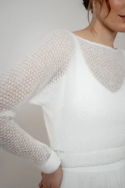 Braut Pullover aus Strickmix – Yosie noni