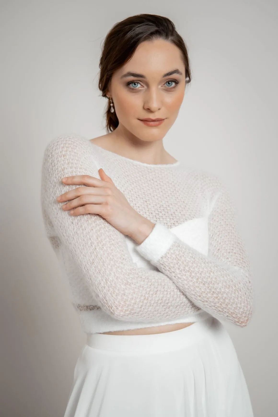 Braut Pullover aus Strickmix – Yosie noni
