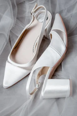 Braut Slingbacks aus Satin – Brooke | The Perfect Bridal Company