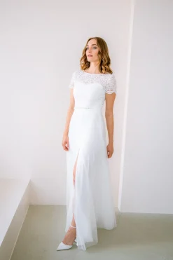 Braut Top mit Rückendetail – Zadie noni