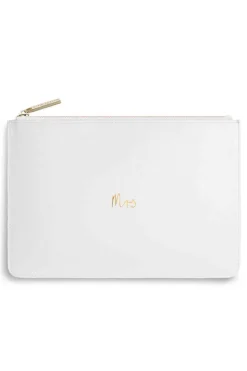 Braut-Pouch, Clutch mit Schriftzug 