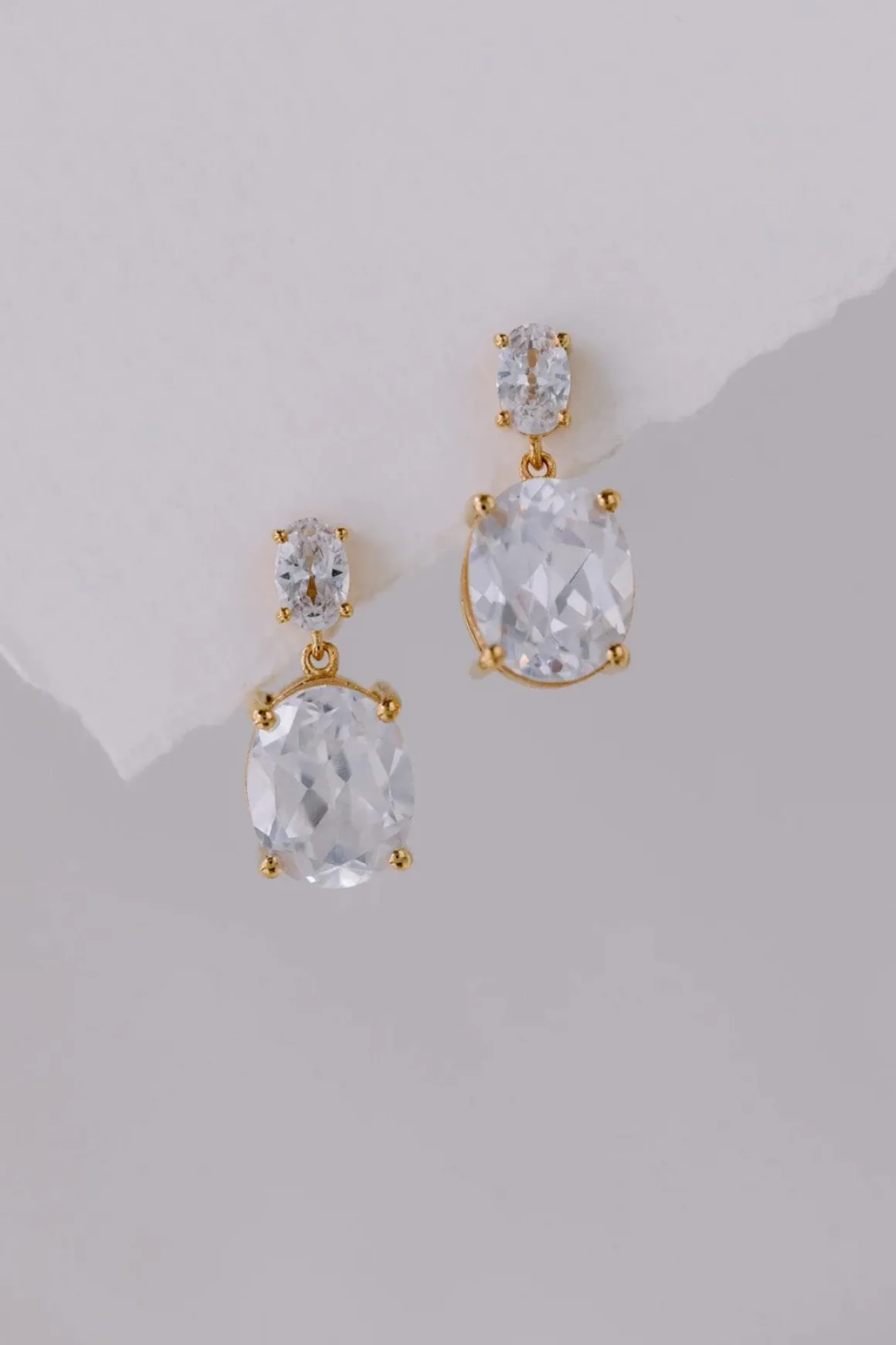 Cubic Zirkonia-Ohrstecker – Evelyn