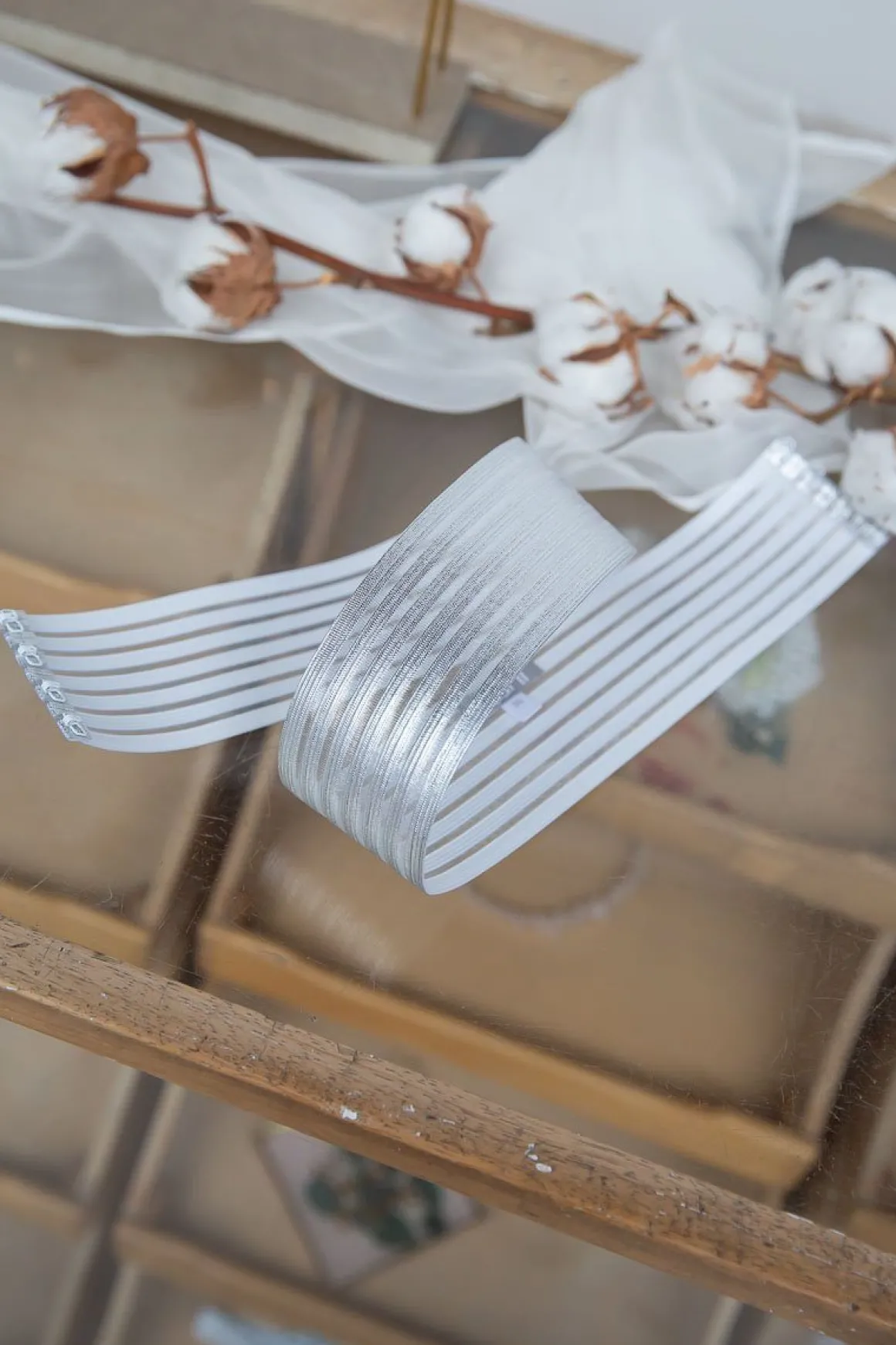 Elastischer Brautgürtel in Silber – Mailenn noni