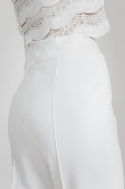 Figurbetonte Braut Hose mit Bügelfalten – Lenya noni