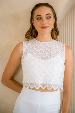Funkelndes Braut Top – Eske noni
