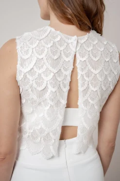 Funkelndes Braut Top – Eske noni