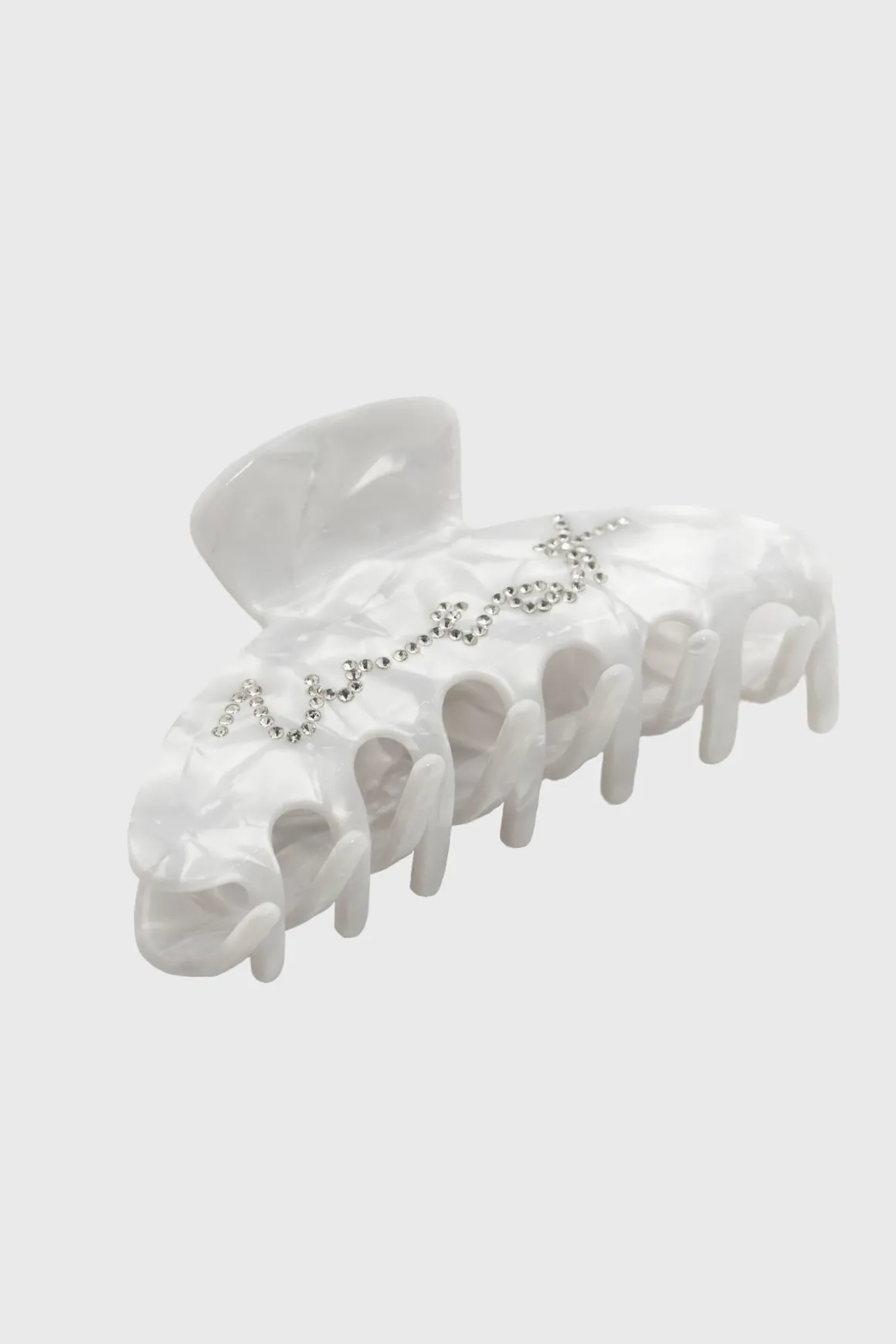 Haarklammer – Crystal White | Weat