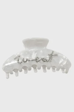 Haarklammer – Crystal White | Weat