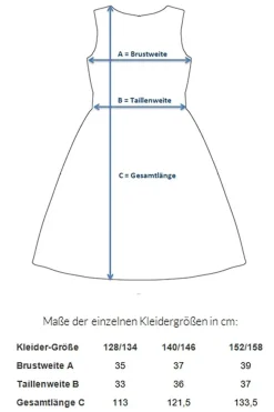 Kinderkleid mit Chiffonrock