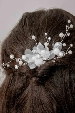 Kleiner Braut Haarkamm mit Verzierung