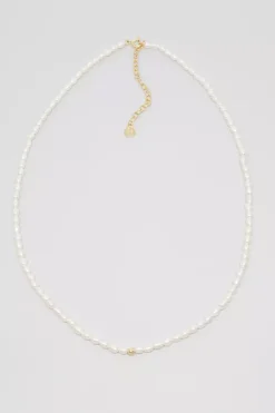 Kurze Halskette mit Süßwasserperlen – Pearl Necklace