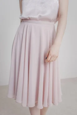 Kurzer Chiffonrock – Tulpa Rosé Sanna Lindström