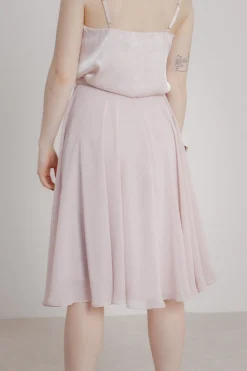 Kurzer Chiffonrock – Tulpa Rosé Sanna Lindström