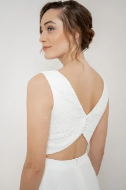 Kurzes Spitzen-Braut Top – Timea noni