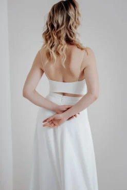 Kurzes Top mit Herzausschnitt – Pina noni