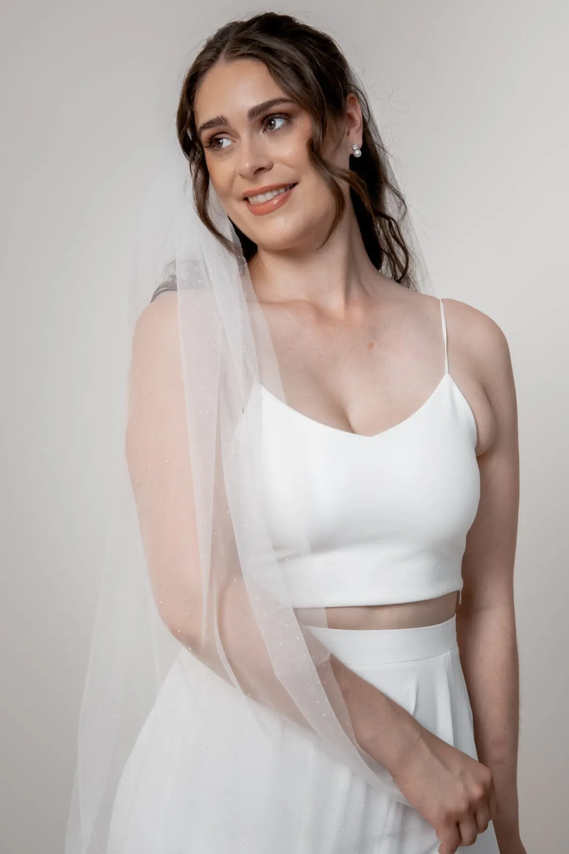 Langer, verzierter Schleier | The Perfect Bridal Company