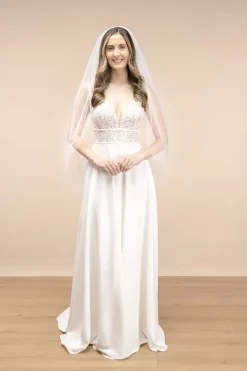 Langer, verzierter Schleier | The Perfect Bridal Company