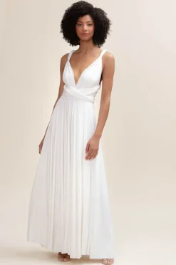 Langes Ballkleid zum Binden – Ballgown Ivory Twobirds