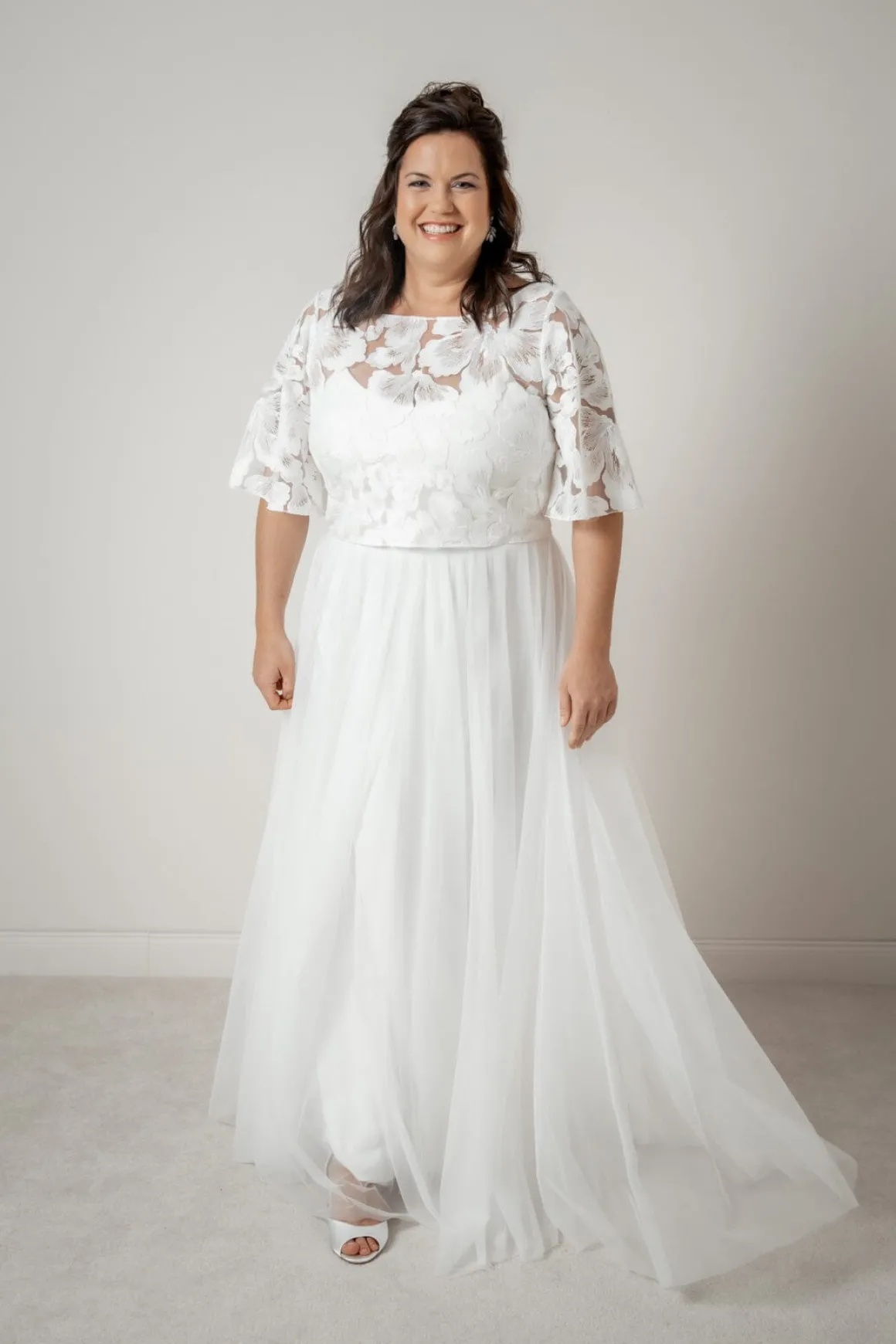 Maxi-Braut Rock aus Softtüll – Christy noni Curvy