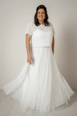 Maxi-Braut Rock aus Softtüll – Christy noni Curvy