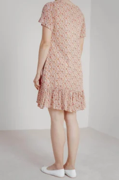 Mini-Kleid mit Blumenprint
