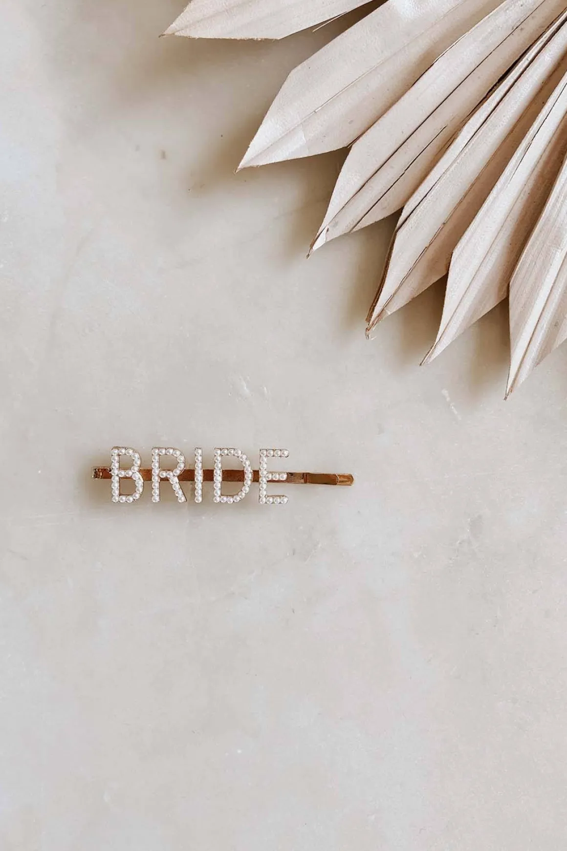 Perlen-Haarklammer "Bride"