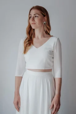 Puristisches Braut Top mit Rückendetails – Ona noni by you