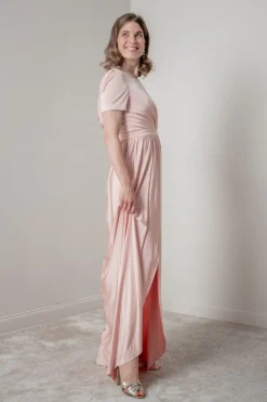 Rosafarbenes Brautjungfernkleid | Eliza & Ethan