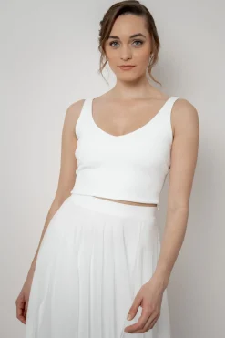 Schlichtes Braut Top – Ilvy noni