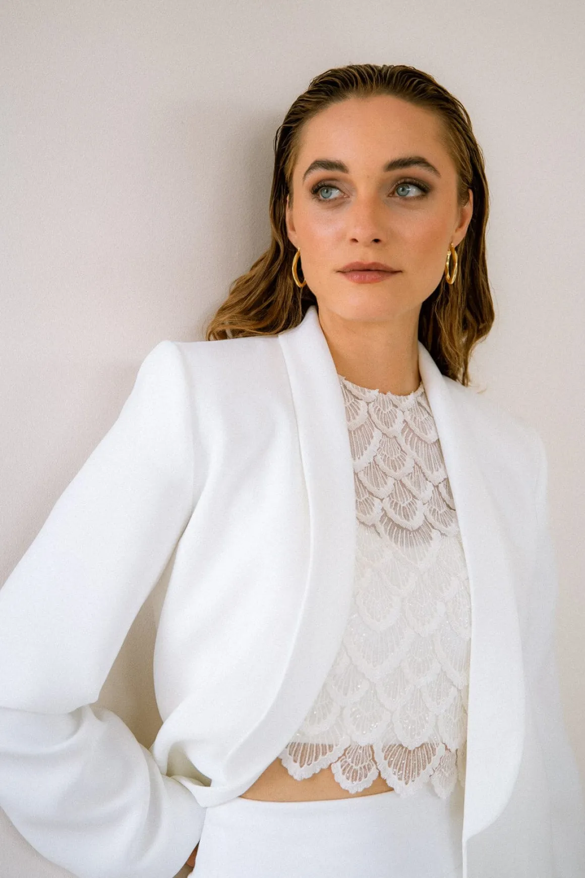 Showroom Only: Blazer in Ivory – Aira noni Selected