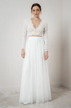 Showroom Only: Braut Rock in Ivory aus Softtüll – Christy noni Selected
