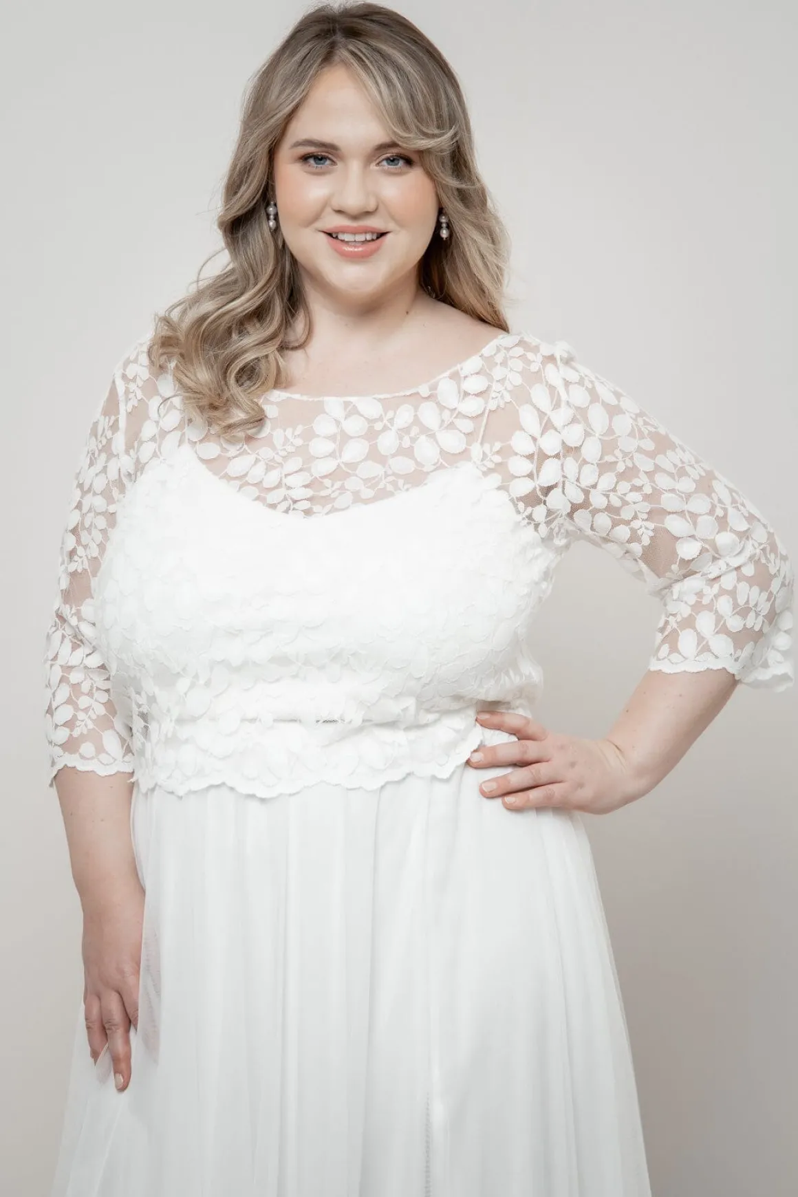 Showroom Only: Braut Top – Heda noni Curvy Selected