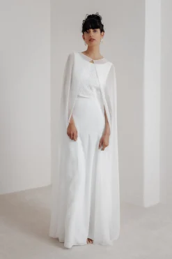 Showroom Only: Chiffon Braut Cape – Philia noni Selected