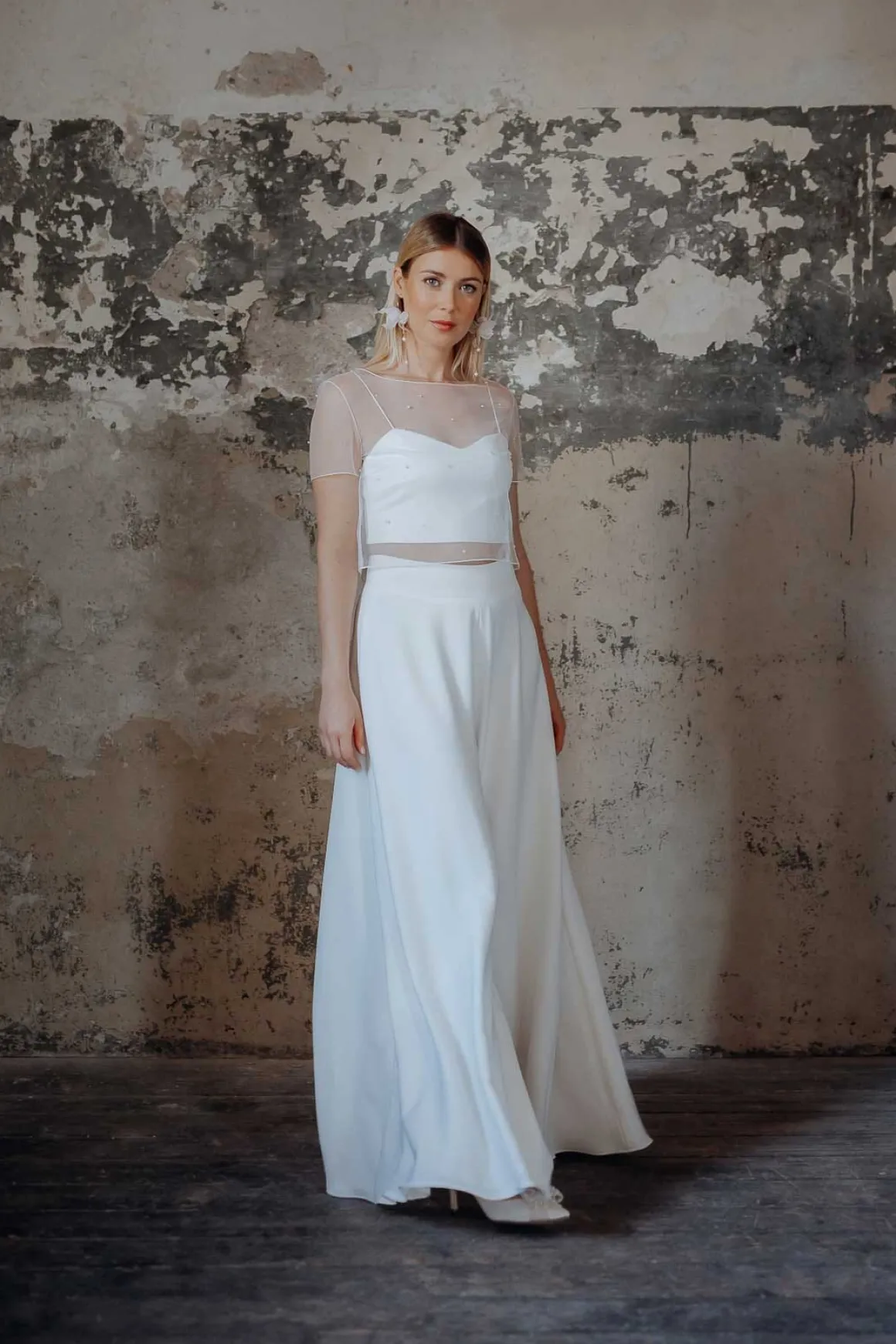 Showroom Only: Perlen-Braut Top – Rubia noni Selected