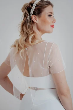 Showroom Only: Perlen-Braut Top – Rubia noni Selected