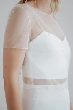 Showroom Only: Perlen-Braut Top – Rubia noni Selected