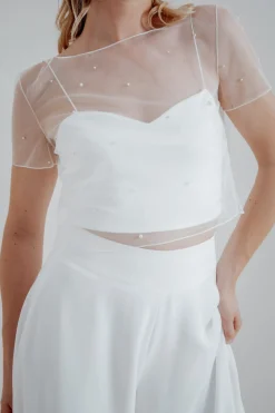 Showroom Only: Perlen-Braut Top – Rubia noni Selected