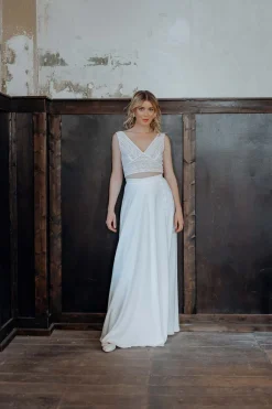 Showroom Only: Ärmelloses Top mit tiefem Ausschnitt – Jala noni Selected