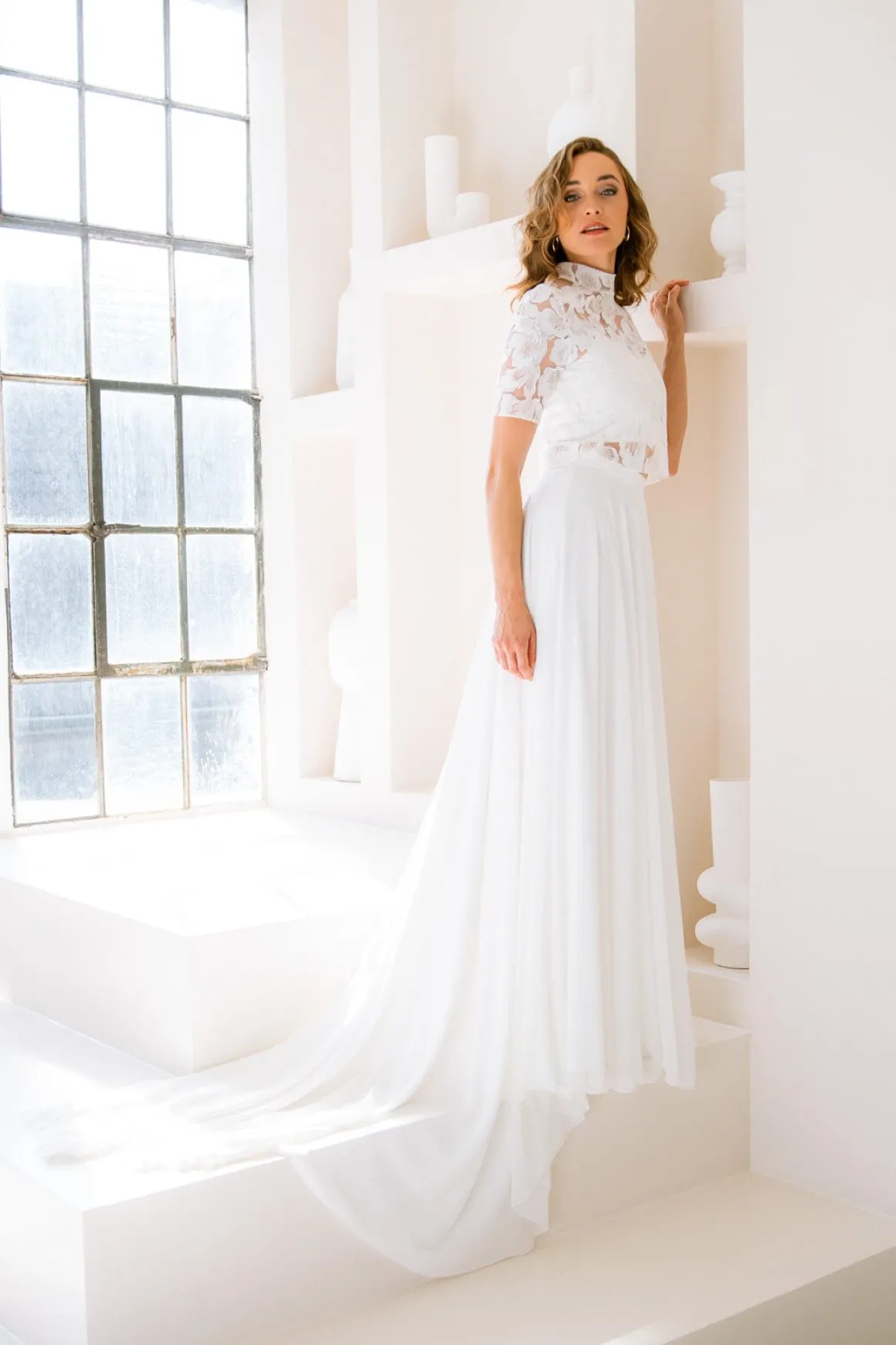 Showroom Only: Stehkragentop – Cales noni Selected