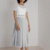 Showroom Only: Tüllrock in Grau – Maris Midi noni Selected